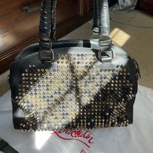 Louboutin Spike Handbag with shoulder strap